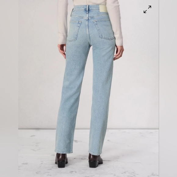 Rag & Bone Harlow Full Length Straight Jean - Picture 3 of 9